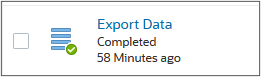 Import Data completed